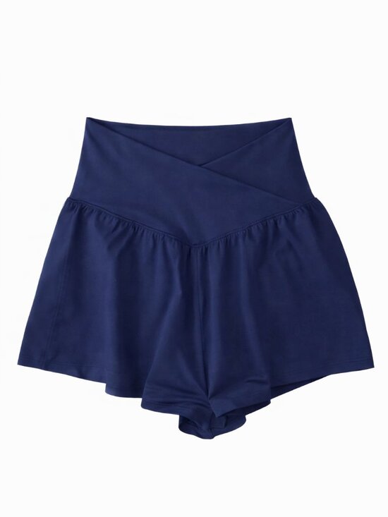 aerie Pants - Aerie Offline Crossover Waist Navy Shorts - Size XS